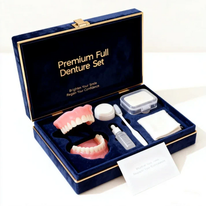 🏆 2026 Top Rated⏰Owiwell™ Medical Full Denture with Strong Suctiond