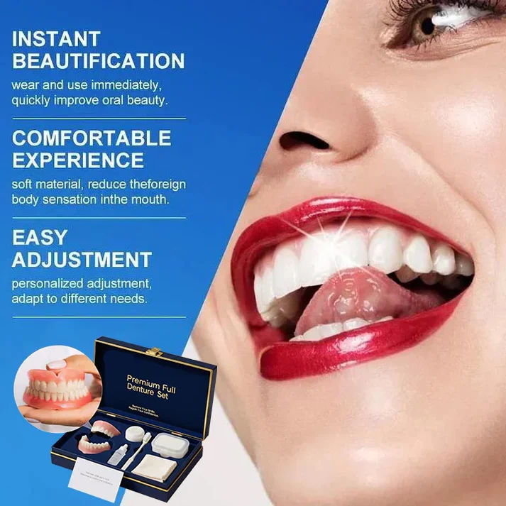🏆 2026 Top Rated⏰Owiwell™ Medical Full Denture with Strong Suctiond