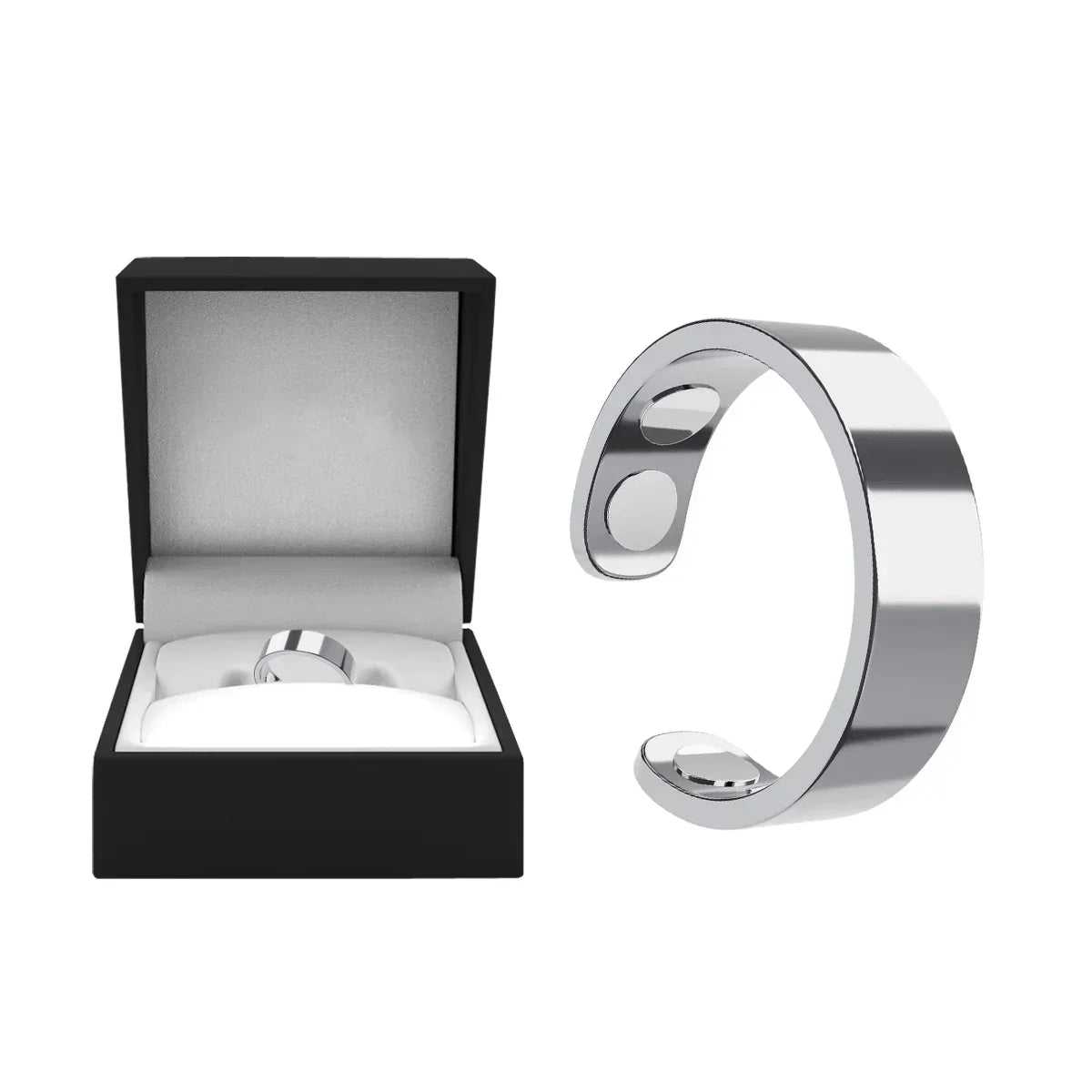 Hotplex™ Magnetic Ring - Elegant Stainless Steel Ring - Magnet Rings