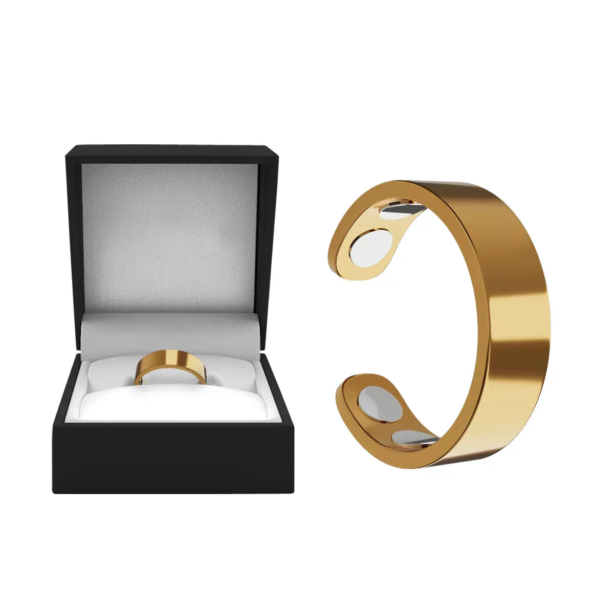Hotplex™ Magnetic Ring - Elegant Stainless Steel Ring - Magnet Rings