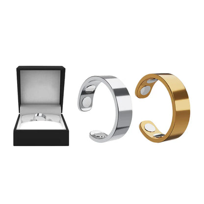 Hotplex™ Magnetic Ring - Elegant Stainless Steel Ring - Magnet Rings