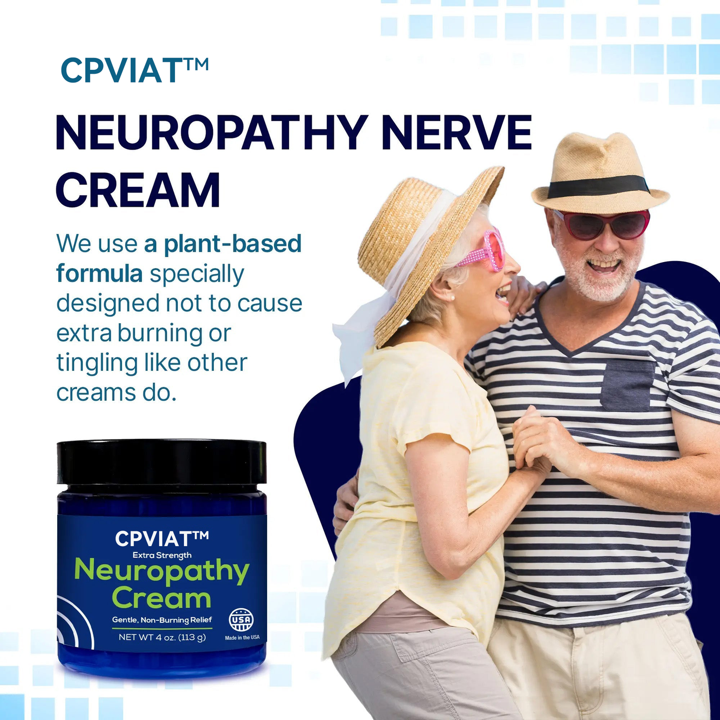 🔥Cpviat™ Neuropathy Cream - Soothing Cream for Feet, Legs, Hands, Etc. Aloe Shea Butter Gentle Clove Moisturizing Body Care Daily