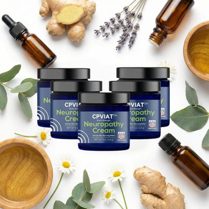 🔥Cpviat™ Neuropathy Cream - Soothing Cream for Feet, Legs, Hands, Etc. Aloe Shea Butter Gentle Clove Moisturizing Body Care Daily