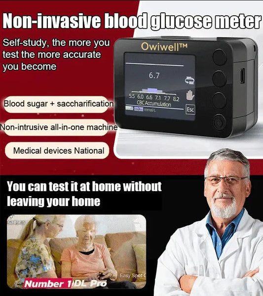 Advanced Non-Invasive Glucose Monitor-99.9% Accuracy + Exclusive Gift